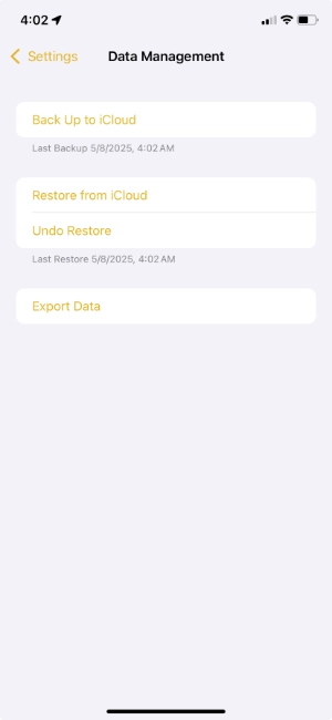 screenshot-data-management